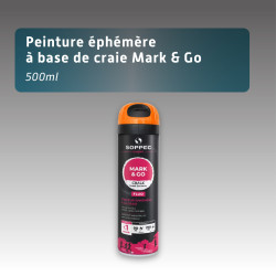 Marquage au sol éphémère à la craie fluorescente 500 ml - 7 couleurs | MARK & GO